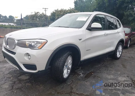 2016 BMW X3 xDrive28I from USA, damaged, VIN 5UXWX9C52G0D95120